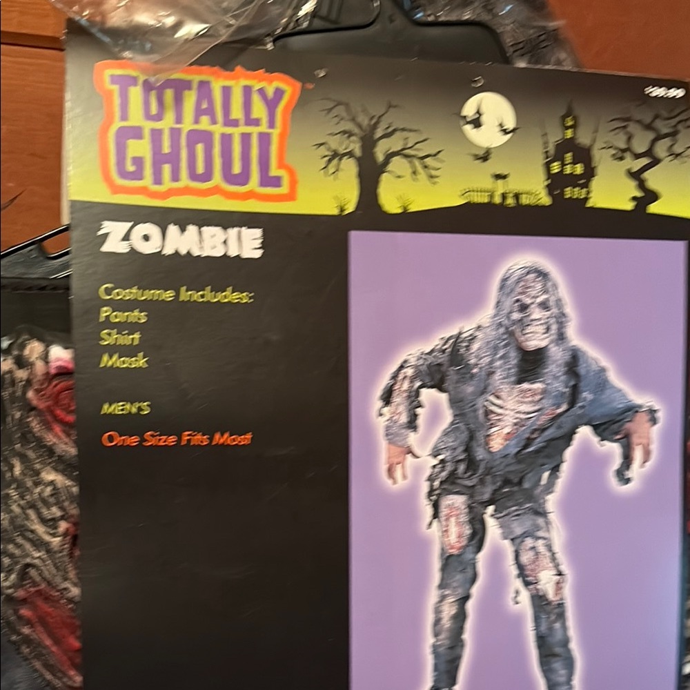 Totally Ghoul Zombie Costume - Black & Gray